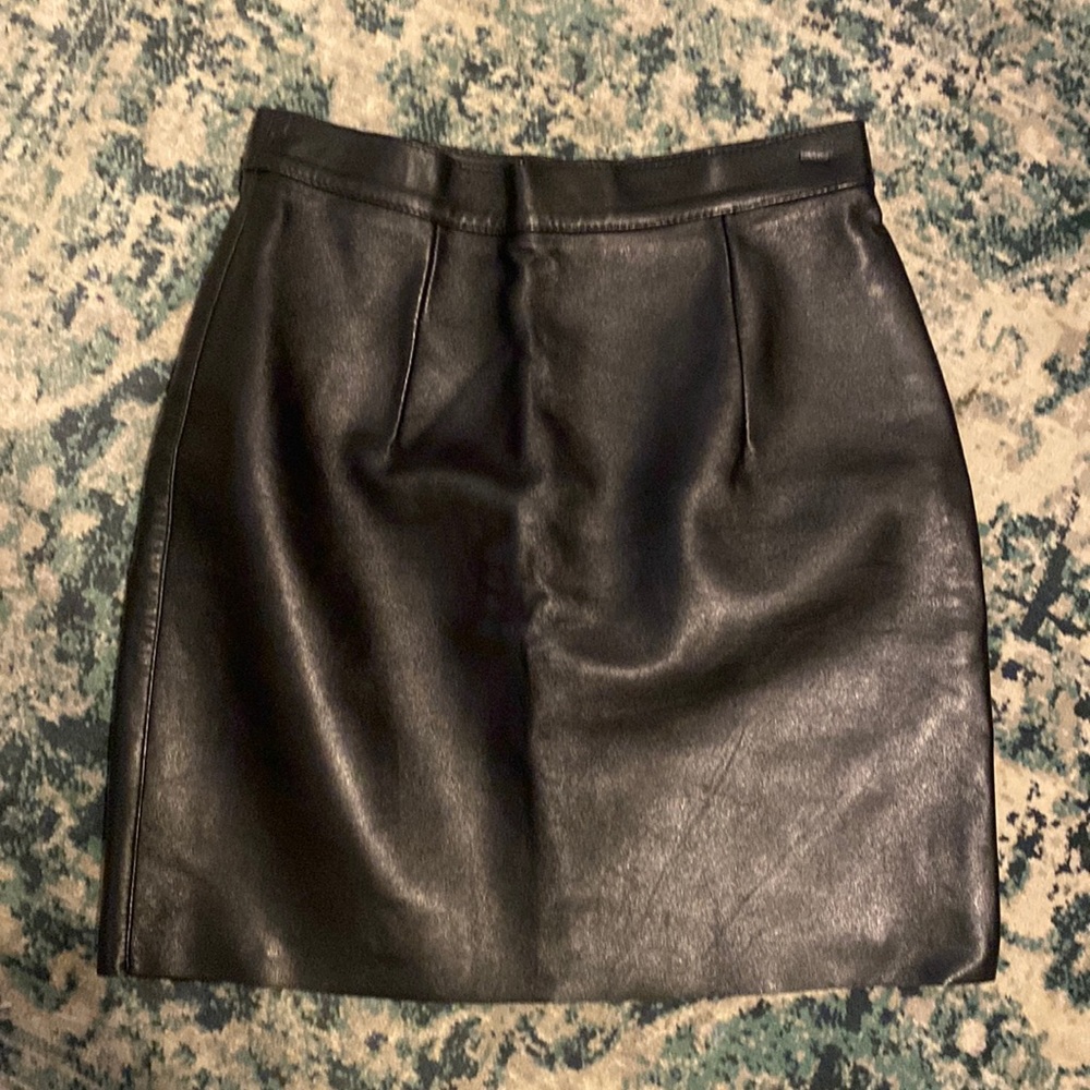 aa leather skirt
